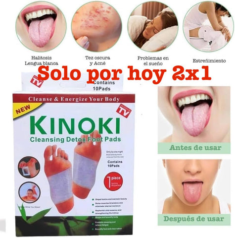 Image of PARCHES KINOKI SALUD Y BIENESTAR 2X1